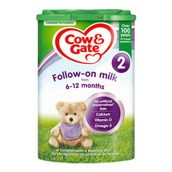 英国牛栏（Cow&Gate）英国原装进口牛栏婴幼儿配方奶粉800g 2段4罐