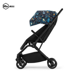 明星陈赫同款升级款HBR虎贝尔婴儿车推车Mpro-宇宙梦色
