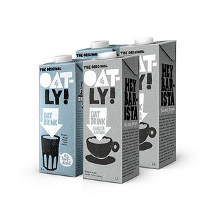 OATLY噢麦力咖啡大师原味燕麦奶谷物饮料混装1L*4