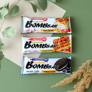 BOMBBAR 高蛋白营养曲奇饼干组合装 5口味  60g*10支