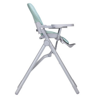 gb好孩子 婴幼儿 便携式餐椅 可调节可折叠 儿童餐椅 （7个月-36个月）浅绿色 Y290-2404