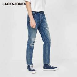 Jack Jones 杰克琼斯 220232515 男士帅气九分牛仔裤
