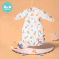 可优比（KUB） 婴儿一体睡袋四季通用款秋冬空调房儿童防踢被宝宝 厚夹棉睡袋-梦幻星空-90码（身高85-100cm内）