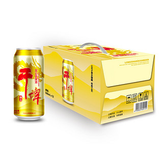 DRAGON SPRING 龙山泉 精品干啤 500ml*12罐