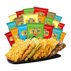 常记 掌心脆方便面整箱 休闲零食干吃面 方便食品 混合口味 20包 500g