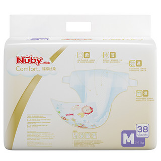 Nuby 努比 臻享丝柔系列 纸尿裤 M38片