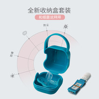 bebetour婴儿安抚奶嘴超软硅胶安睡型新生儿母乳实感仿真宝宝奶嘴 柠檬绿