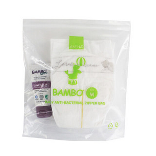 BAMBO班博密实保鲜袋 韩国原装FDA认证 宝宝出行物品收纳袋奶瓶食品无菌袋 M码/15抽