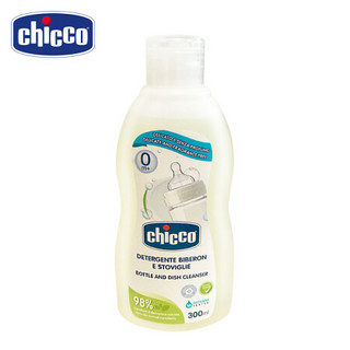 Chicco智高婴儿奶瓶清洗剂天然植物配方洗奶瓶液餐具消毒奶瓶清洗液清洁液300ml