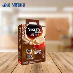 Nestlé 雀巢 1 2特浓速溶咖啡粉 90条 果萃拿铁 8条 特浓咖啡 2条