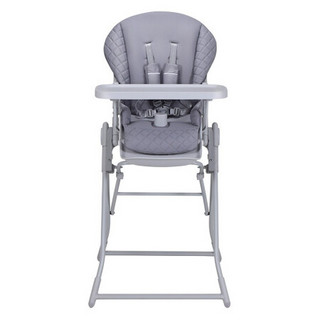 gb好孩子 婴幼儿 便携式餐椅 可调节可折叠 儿童餐椅 （7个月-36个月）浅灰色 Y290-2202