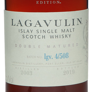 LAGAVULIN 乐加维林 岛屿区 单一麦芽苏格兰威士忌 限定版 700ml