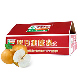 青青大地 莱阳羊脂秋月梨4.5斤/妃子笑荔枝净重1kg/黄金柑5斤（每斤秋月梨4.1元、荔枝9.4元、黄金柑3.7元）