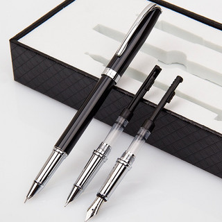 YONGSHENG 永生 钢笔 636 黑亮色 0.5mm 多笔尖礼盒装
