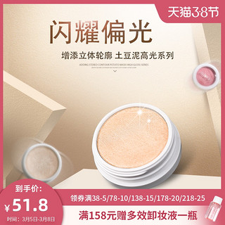 colourpop高光colorpop细闪土豆泥生姜脸部提亮卡乐卡拉泡泡闪粉（LUNCH MONEY）