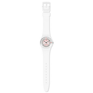 斯沃琪（Swatch）瑞士手表 原创系列  炫白指南 简约时尚 夜光指针 石英中性手表GW717