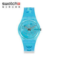 斯沃琪(Swatch)瑞士手表 原创系列 爱无止境 简约清新 石英中性男女表GZ353