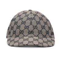 古驰 GUCCI 男童墨蓝色/乌木色帆布GG图案棒球帽 481774 3HC65 2168 L