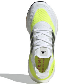 adidas 阿迪达斯 UltraBoost 21 W 女子跑鞋 FY0401 黑色/荧光黄/白色 40