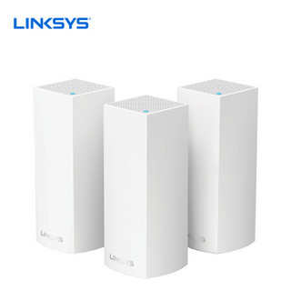 领势（LINKSYS）VELOP 全屋覆盖路由 WHW0303 智慧MESH组网 三频AC6600M 无线分布式路由 别墅大户型路由