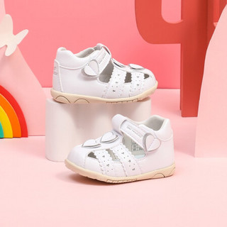 江博士Dr.kong宝宝步前鞋机能鞋 夏季婴儿童鞋凉鞋B1316205白色 22