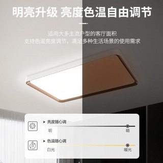 Yeelight易来 智能led吸顶灯 长方形客厅卧室餐厅灯 智能小米灯具套餐简约现代摩可A2004R900