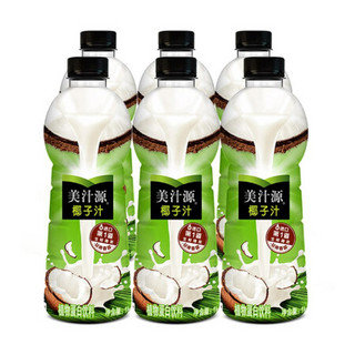 可口可乐 美汁源 Minute Maid 椰汁 椰子汁 鲜榨 1L*6瓶 整箱装 可口可乐出品