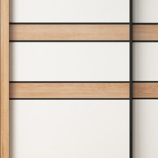 A家家具 衣柜 现代简约木质趟门衣柜 小户型推拉门衣橱趟门衣柜 1.8米 Y3A0416S-180
