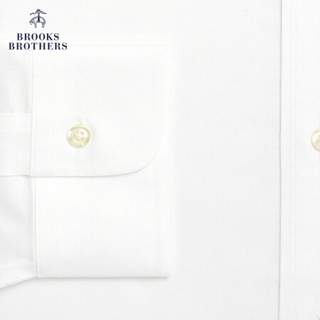 Brooks Brothers/布克兄弟男士扣结领Supima棉免烫衬衫1000001938 1001-白色 16/36