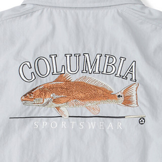 Columbia哥伦比亚户外21春夏新品男子钓鱼系列后背刺绣衬衫FE0315 019 XL
