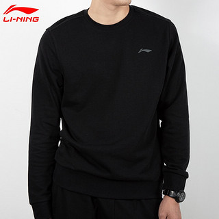 李宁（LI-NING)李宁卫衣男套头衫秋季潮流宽松圆领男士上衣外套长袖运动服 *3件