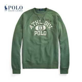 Ralph Lauren/拉夫劳伦男装 2021年早春起绒布图案运动衫RL13117 300-绿色 XXL