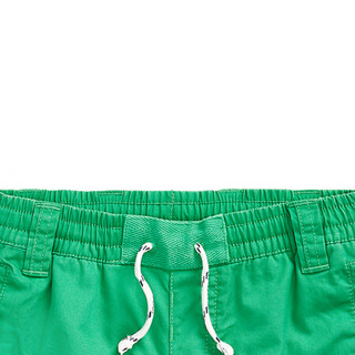 Ralph Lauren/拉夫劳伦男童 2021年春季斜纹棉布抽绳短裤35135 300-绿色 6