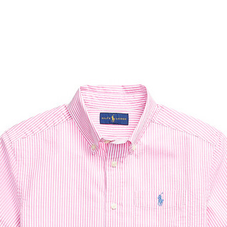 Ralph Lauren/拉夫劳伦男童 2021年春季条纹棉质泡泡纱衬衫35278 650-粉红色 M