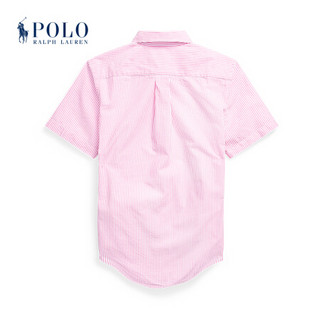 Ralph Lauren/拉夫劳伦男童 2021年春季条纹棉质泡泡纱衬衫35278 650-粉红色 M