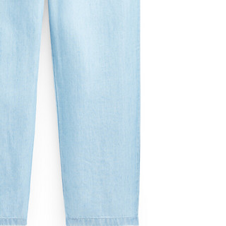 Ralph Lauren/拉夫劳伦女童 21年春靛蓝斜纹布纸袋式长裤RL35258 410-海军蓝 6X