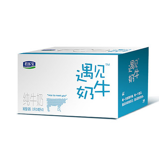 JUNLEBAO 君乐宝 遇见奶牛 纯牛奶 250ml*12盒