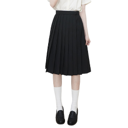 ZONPER 中牌 不良JK制服 女士百褶裙 黑色
