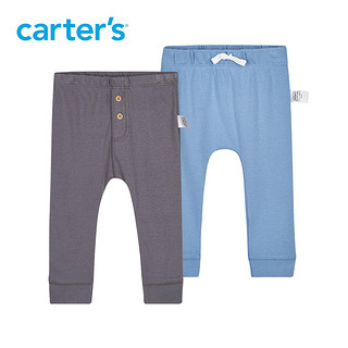 Carter's 孩特 婴儿休闲针织长裤子 2件装