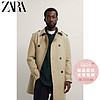 ZARA 新款 男装 双排扣中长款风衣外套 06518466710