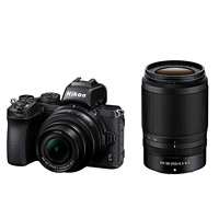 Nikon 尼康 Z 50 APS-C画幅 微单相机 黑色 Z DX 16-50mm F3.5 VR 变焦镜头+Z DX 50-250mm F4.5 VR 变焦镜头 双头套机