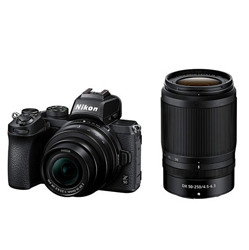 Nikon 尼康 Z 50 APS-C画幅 微单相机 黑色 Z DX 16 双头套机