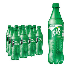 雪碧 Sprite 零卡 Zero 无糖零卡 汽水 碳酸饮料 500ml*12瓶 