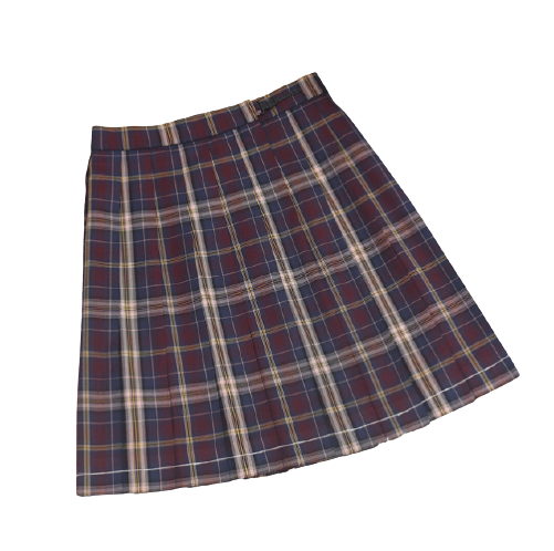 Swallowjk 燕子家的JK校服 暗金玫瑰 JK制服 女士格裙 42cm XS