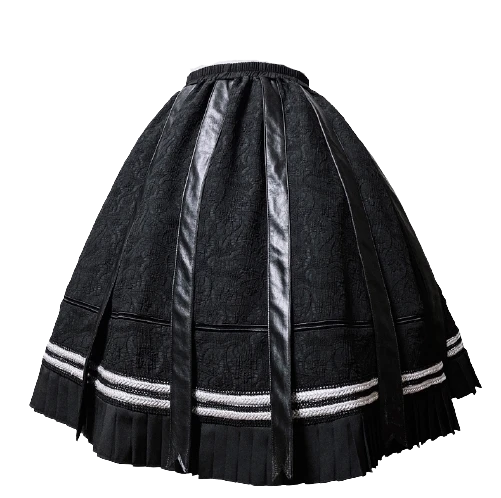 SUSIN 素心 Lolita洛丽塔 Alpha阿尔法 女士半裙 短款 黑色 0码
