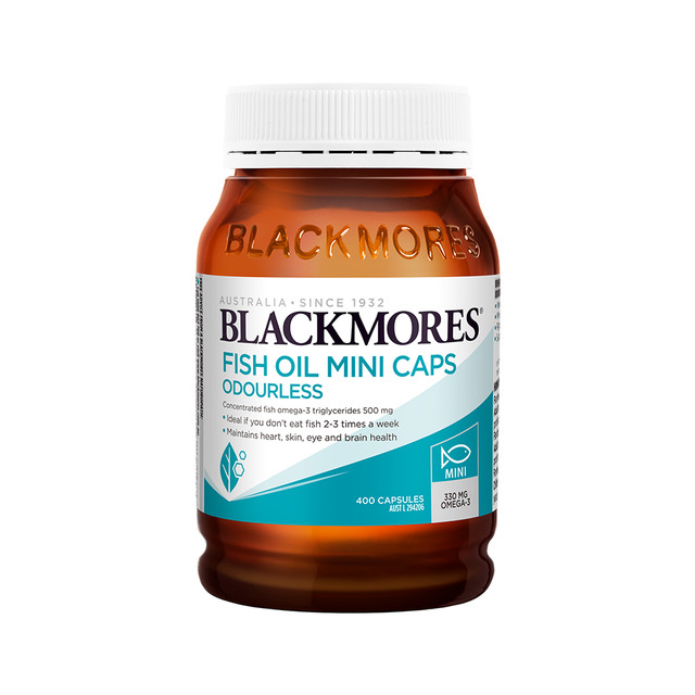 88VIP：BLACKMORES 澳佳宝 小颗粒鱼油 400粒 *2件
