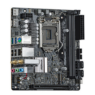 ASRock 华擎 H510M ITX/ac MINI-ITX主板（intel LGA1200、H510）+英特尔 酷睿i3-10100F CPU套装