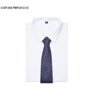 阿玛尼EMPORIO ARMANI奢侈品21春夏EA男士桑蚕丝领带 340075-1P612 NAVY-00035藏青色 U