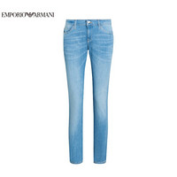 阿玛尼EMPORIO ARMANI奢侈品女装21春夏EA女士修身牛仔裤 3K2J06-2DE9Z DENIM-0943牛仔蓝 27