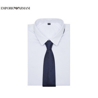 阿玛尼EMPORIO ARMANI奢侈品21春夏EA男士桑蚕丝领带 340075-1P657 NAVY-03833藏青色 U